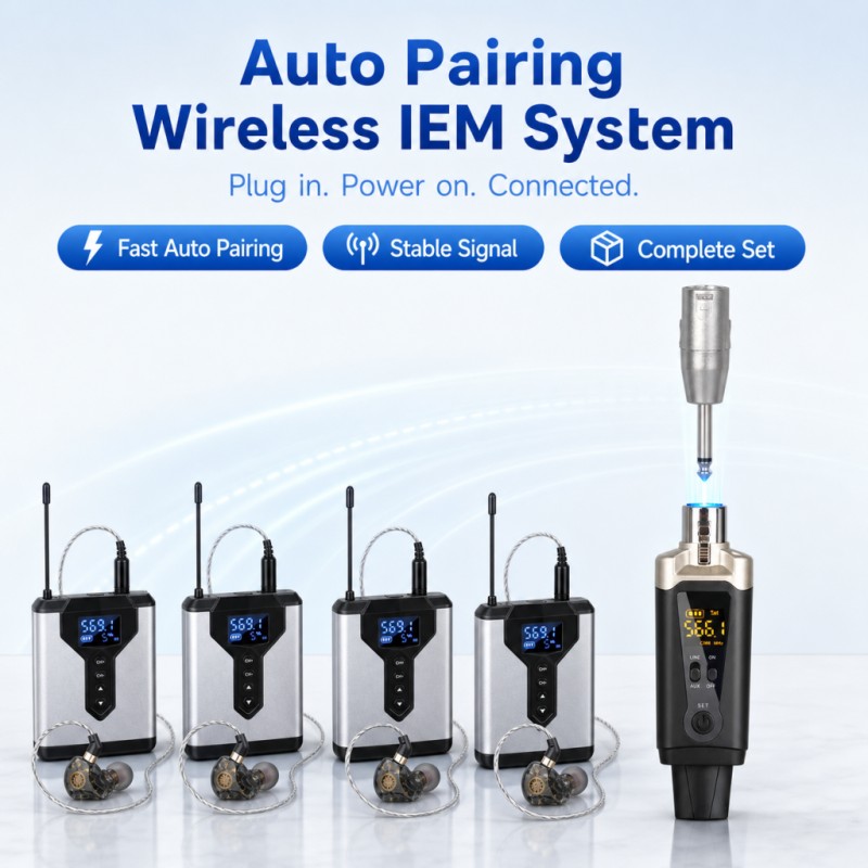 In Ear Monitor Iem - Wireless IEM System 1 Transmitter 4