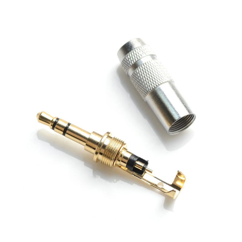 1pcs Gold Plated 3.5mm Jack Au - Audiophile Headphone Wired 评论和价格