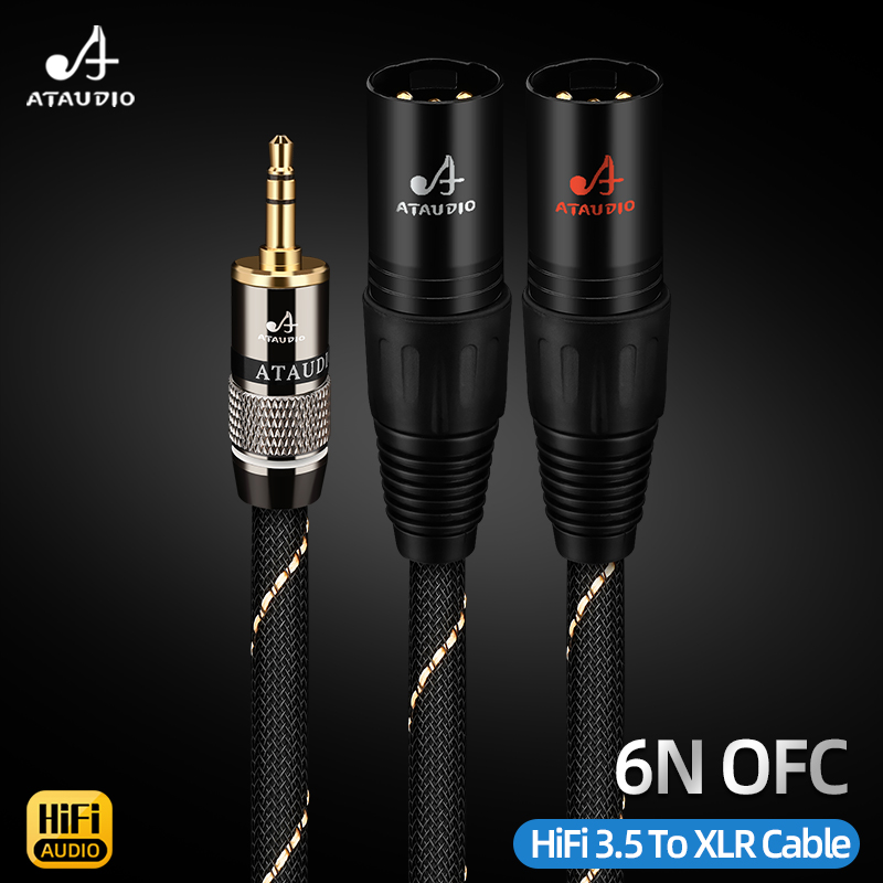 High Quality HiFi 3.5mm to 2XL - Earphone Splitter Jack 评论和价格