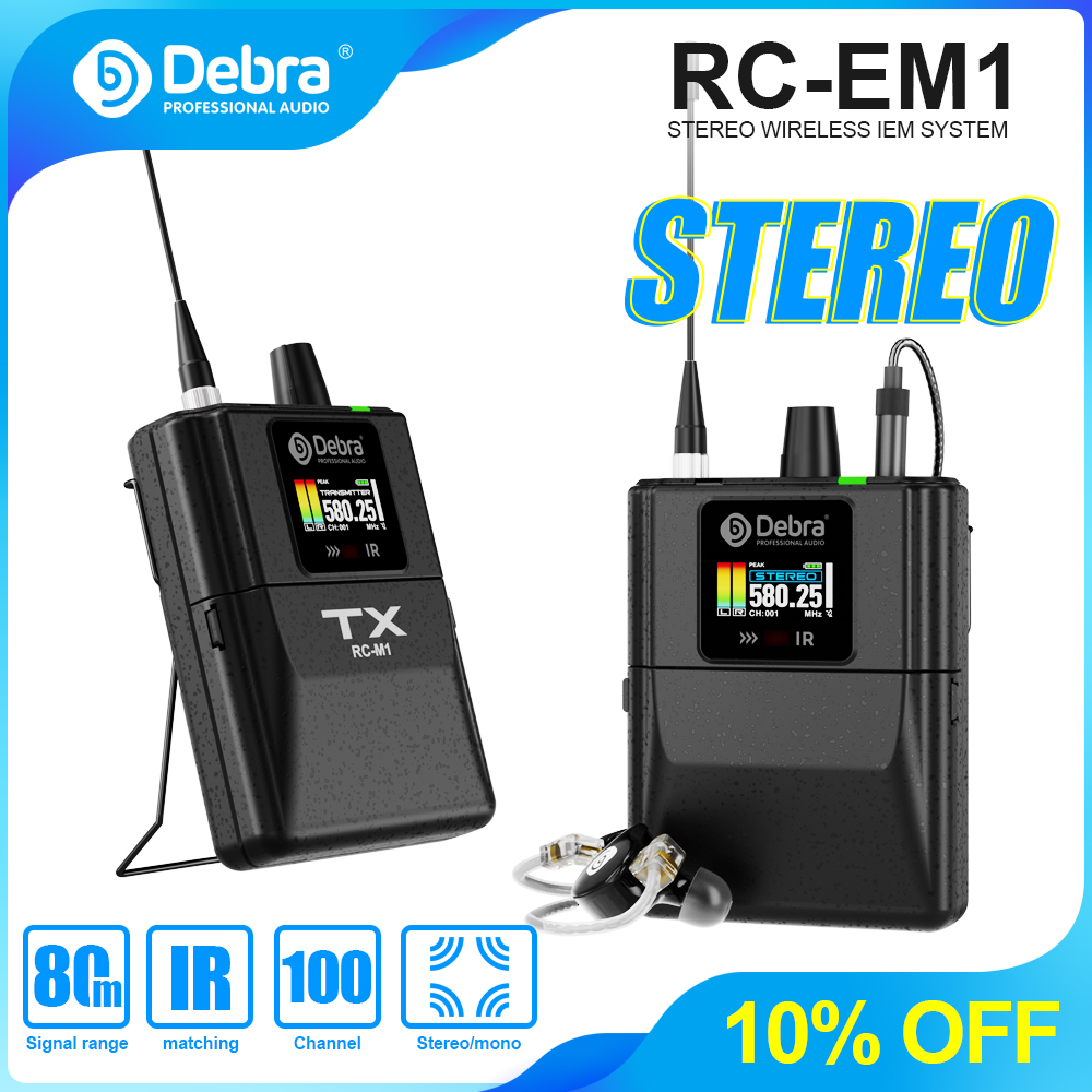 Debra Audio RC-EM1 UHF Stereo  - In Ear Monitor Iem 评论和价格