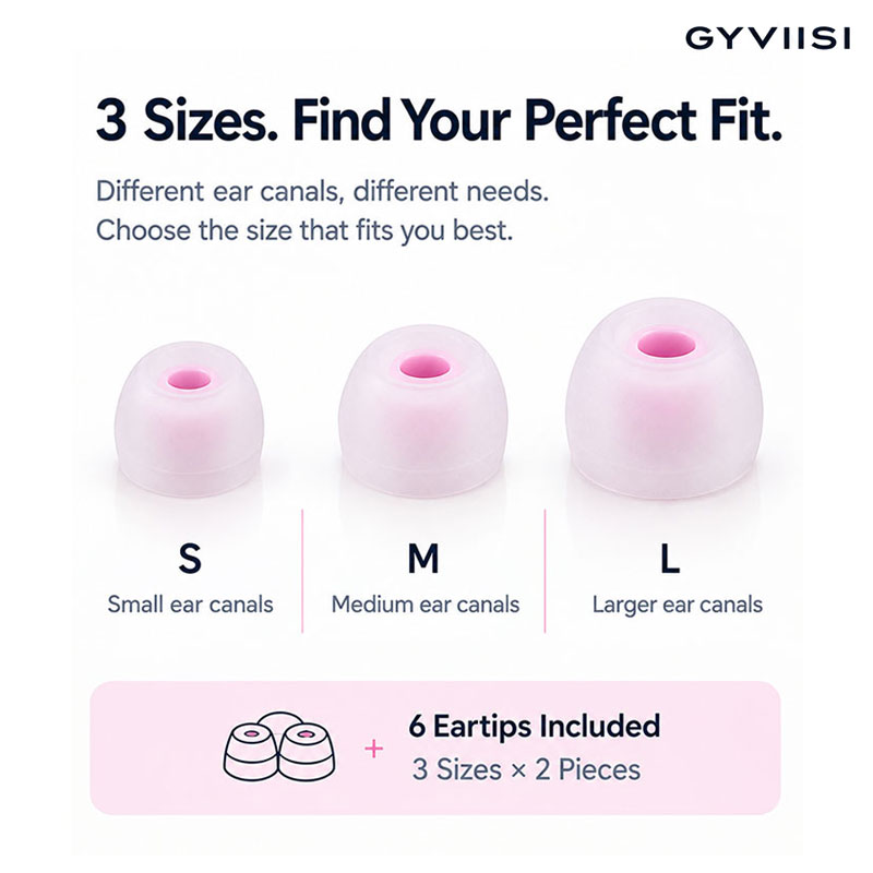 GYVIISI Silicone Ear Tips for  - In Ear Monitor Iem 评论和价格