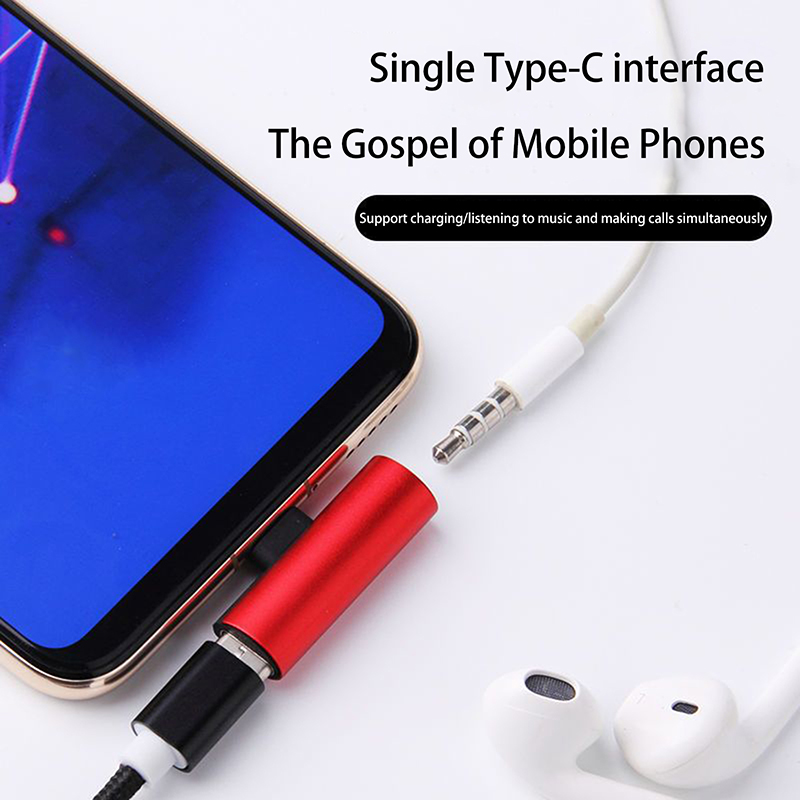 USB Type-C To 3.5 Mm Headphone - Earphone Splitter Jack 评论和价格