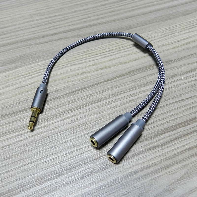 3.5mm Audio Splitter Y Jack 1  - Earphone Splitter Jack 评论和价格